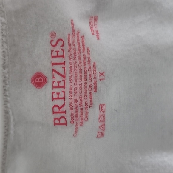 Breezies Long Line Briefs Sz 1X set of 4 NWOT - Picture 5 of 9